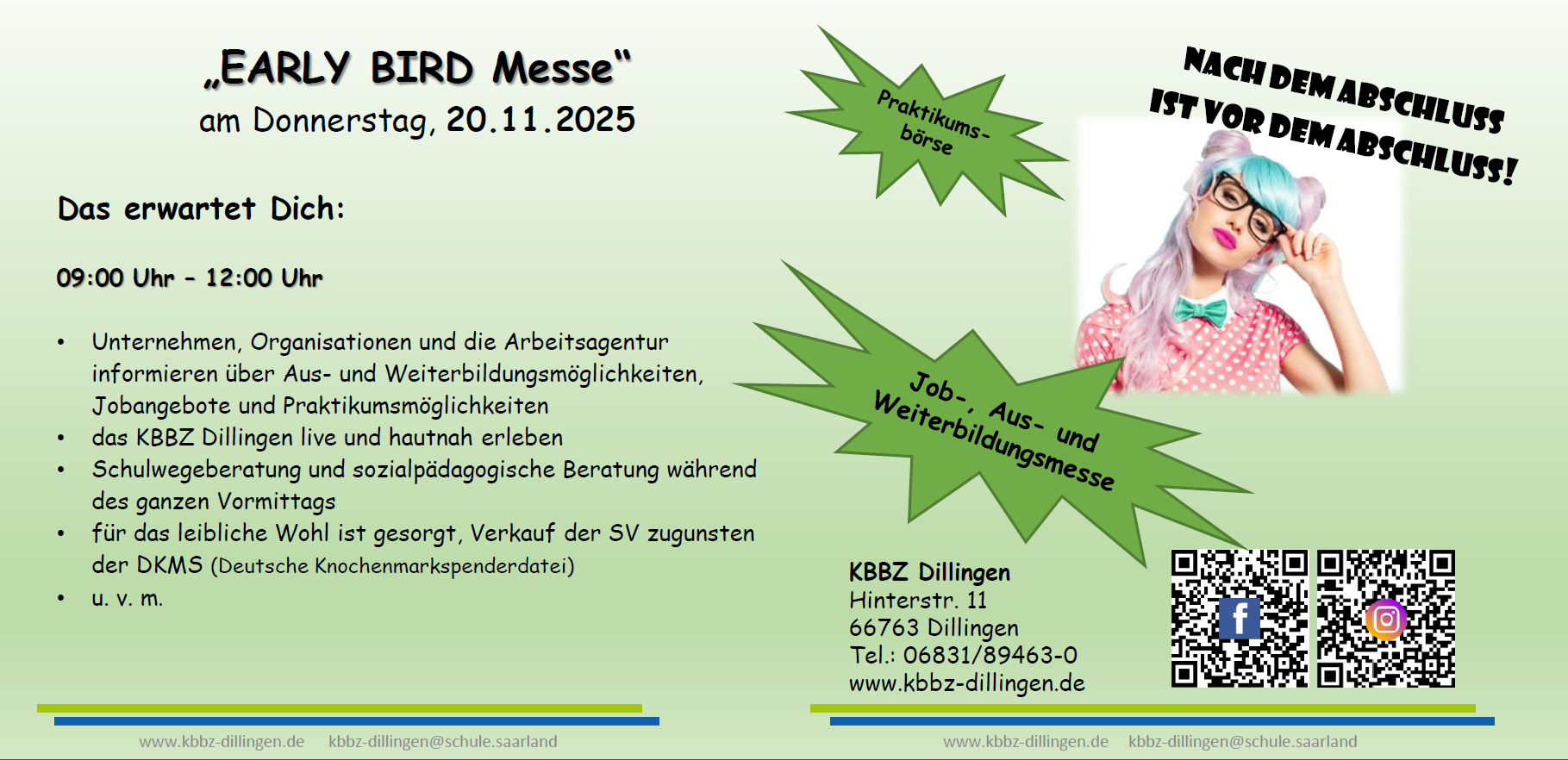 Cool, dass du da bist!