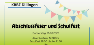 Komm' vorbei Do., 25.06.2026 Abschlussfeier 17:30 Uhr Schulfest 19:00 Uhr bis 21:30 Uhr